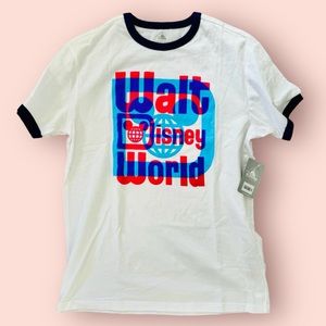 Official Disney World T-Shirt Optical Effect Graphic NWT